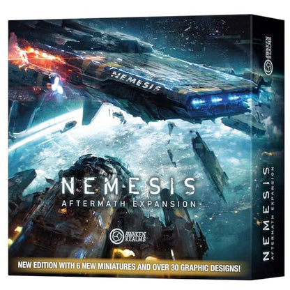 Rebel Studio Nemesis Aftermath Board Game - Epilogue Mode Play, 5 New Characters, Added Traits & Shuttle Board, Cooperative Strategy Game for Adults, Ages 14+, 1-5 Players, 45-60 Min Playtime