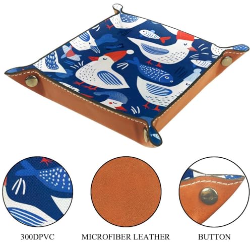 Seagulls Dice Tray Dice Rolling Tray Folding Dice Holder for Dice Games, Like RPG, DND and Other Table Games - color: Multi 14
