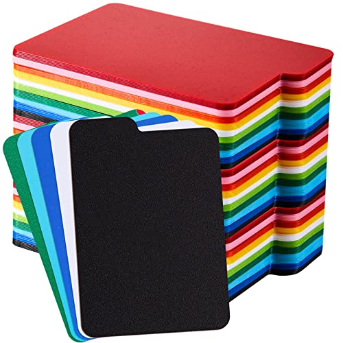 Lewtemi 250 Pcs Card Dividers PP Trading Card Page Dividers Playing Separator for Office and Sports Gathering Storage Supplies, 2.6 x 3.8 Inch, 10 Colors (Multicolor) - color: Multicolor