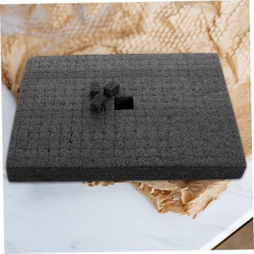 Black Foam Cube Sheet 500x300x30mm High-density Pick and Pluck Foam Insert Pad for Case Protection for Toolboxes Board Games and Transportation Cushioning