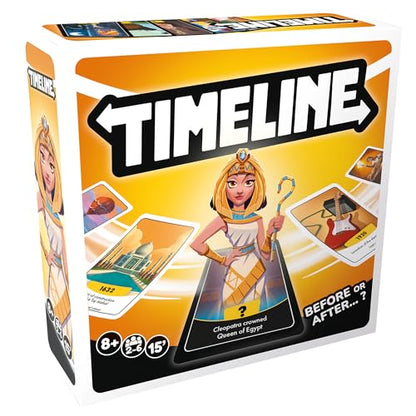 Timeline Card Game (2025 Refresh) | Fun Educational History & Trivia Game for Kids and Adults, Place Events in Chronological Order, Ages 8+, 2-6 Players, 15 Mins