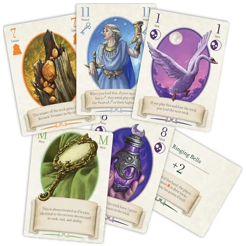 Renegade Game Studios Fox in the Forest Deluxe 2 Player Trick-Taking Game | Fairy Tale Strategy Card Game with Foil Cards & Acrylic Tokens. Features 3 Modules and Premium Components for Couples - style: Deluxe