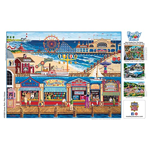 MasterPieces 400 Piece Jigsaw Puzzle For Adults, Family, Or Youth - Ocean Park - 18"x24" | 400 Pieces, Family-Friendly Piece Count and Difficulty - style: Ocean Park