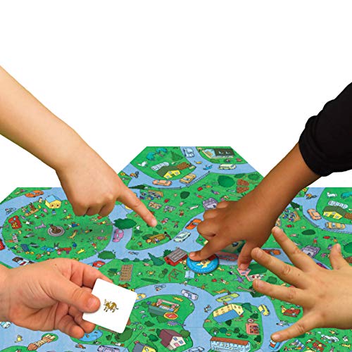 eeBoo: Spottington Board Game, Develops Observational Skills, Focus and Speed, Fast, Finding and Fun, for 1 to 6 Players, Perfect for Ages 5 and up - style: Spottington