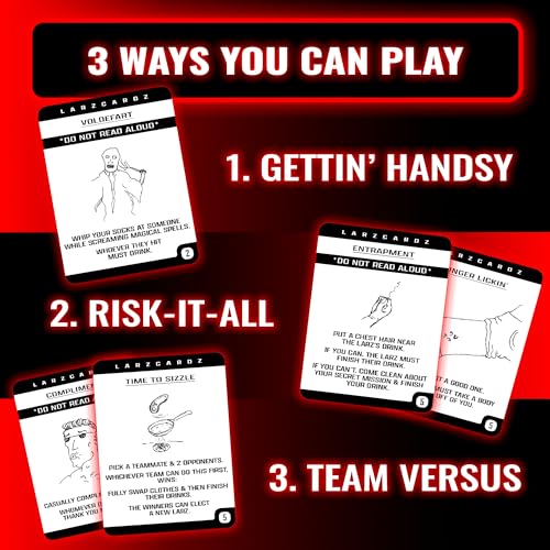 Weird Drinking Game for Adults - 216 Cards, Dares & Challenges | 210 insane prompts, easy-to-learn party starter for 3+ players, unhinged adult humor, college parties, game nights & pregames