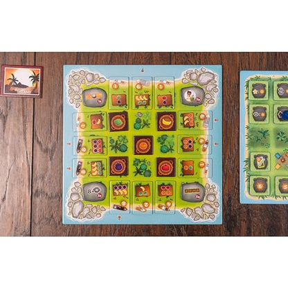 Capstone Games: Juicy Fruits: Mystic Island - Expansion, Strategy Board Game, 3 New Modules, Bonus Tiles, New Tokens, Ages 10+, 1-4 Players, 30 Min