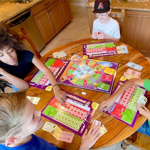 Rich Dad Cashflow Board Game for Kids, Children's Edition, Up to 6 Players, Ages 6+ - Fun and Educational Learning Games for Boys, Girls, and Family - style: Kids Version