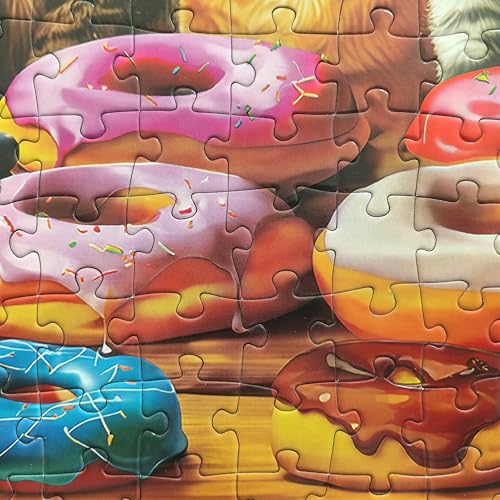 300 Piece Puzzles for Adults Kids Ages 6-8 8-12 - Kittens and Donuts | Gift for Kids - color: Kitchen Kittens and Donuts