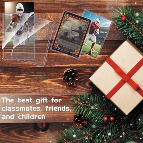 400 Premium Card Sleeves Top Loaders for Trading Cards,35pt Archival Quality Hard Plastic Protectors for TCG OCG Sports Cards Baseball Football Basketball,200 Rigid Toploaders with 200 Penny Sleeves