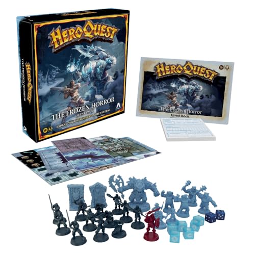 Avalon Hill HeroQuest The Frozen Horror Quest Pack, Dungeon Crawler Game for Ages 14+, Requires HeroQuest Game System to Play - color: Multicolored