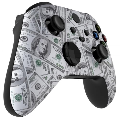 Stealth Controllers Wireless Controller for Xbox Series S, Xbox Series X, Xbox One - Soft Touch Feel - Custom Series S/X Controller ($100 Money) - color: $100 Money