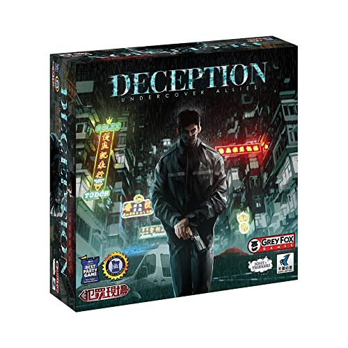 Grey Fox Games Deception: Murder in Hong Kong EXPANSION - Undercover Allies | Social Deduction | up to 14 players - style: Expansion