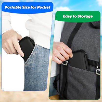 Cosmos 2 Pcs Playing Card Case Travel Game Card Hard Case Compatible with UNO Card Game, Card Deck Holder Poker Card Storage Box Carrying Card Bag for Classic Game Card, Trading Card (Case ONLY)