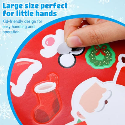 48 Sheets Christmas Stickers for Kids Bulk Cute Holiday Stickers Funny DIY Crafts Activities Party Favors Game Gifts for Boys Girls - style: Christmas