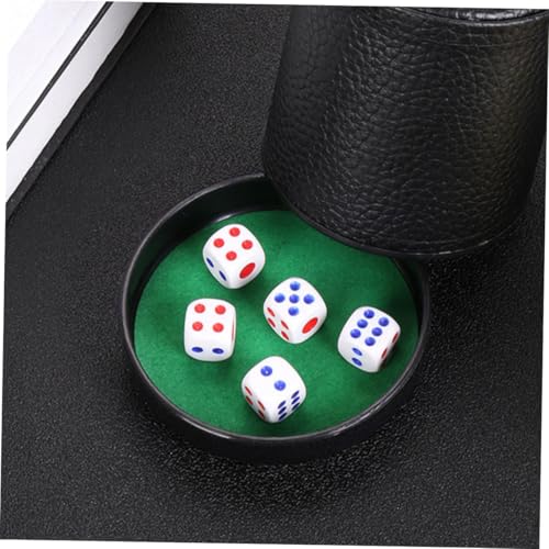 HANABASS 5pcs Dice Cup Stand Durable Base Replacement with Noise Reduction for Secure Fit Easy to Install Dice Cup Lid and Tray for Ktv Game Accessories