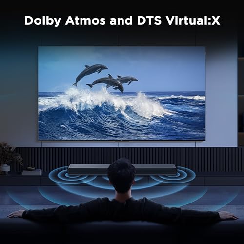 TCL S45H 2.0 Sound Bar for Smart TV | Dolby Atmos DTS:X Auto Room Calibration| 100W Power Wireless Bluetooth Home Theater Audio | App & Remote Control | Latest Model - style: Soundbar