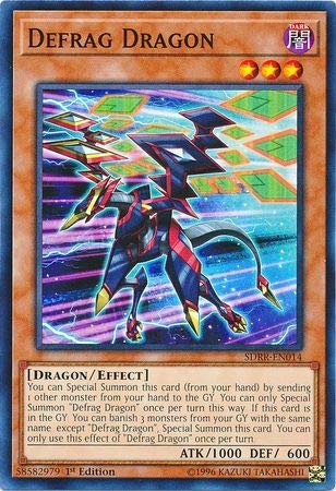 Yu-Gi-Oh! - Defrag Dragon - SDRR-EN014 - Common - 1st Edition - Structure Deck: Rokket Revolt