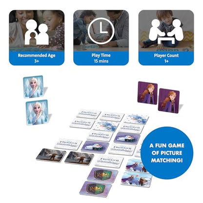 Wonder Forge Frozen 2 Memory Matching Game for Kids Ages 3-5 - Toddler Learning & Educational Toys Featuring Anna, Elsa, and Olaf - Fun Disney Toys - style: New Packaging