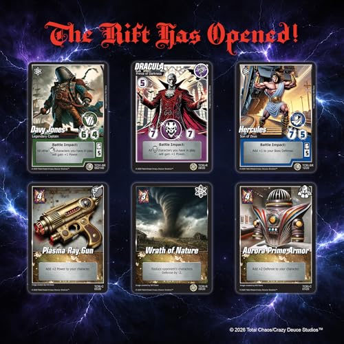 Total Chaos CCG: Echoes of the Multiverse Rift I Premium 5-Card Pack