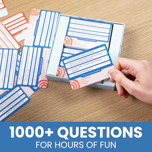 Trivia for Everyone — 1000+ Questions for Adults, Teens, and Families — Fun Board Game for Party & Game Nights — Card Game for People in Pursuit of Fun — Two Difficulty Levels