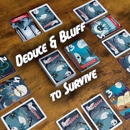 Scream Card Game, Spooky, Silly Fun for Game Night, Easy to Learn | Plays in Under 30 Minutes, 3-5 Players, Great for Teens, Adults & Families, From Creators of One Night Ultimate Werewolf