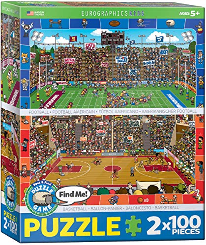 EuroGraphics Spot and Find Puzzle (2-Pack/100-Piece) - size: 100 Piece Puzzle, style: EuroGraphics Spot and Find Puzzle (2-Pack/100-Piece)