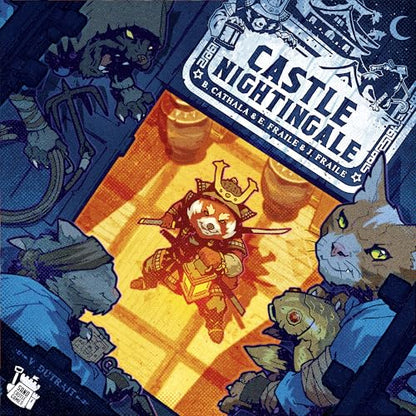 Castle Nightingale Board Game | Stealth Ninja vs. Samurai Strategy Game with Modular Boards, Competitive Asymmetric Gameplay, Ages 10+, 2 Players, 30 Minutes