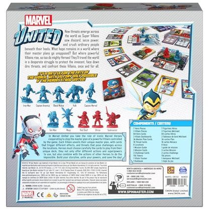 Marvel United, Award-Winning Superhero Cooperative Multiplayer Strategy Card Game Captain America Hulk, for Adults, Families and Kids Ages 14 and up - color: Marvel United Superhero