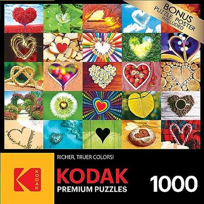 RoseArt - Kodak Premium - Love is Everywhere - 1000 Piece Jigsaw Puzzle for Adults - style: Love is Everywhere