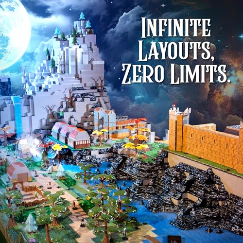 Monster Adventure Terrain - NEW! Dungeon Builder Set (159pc) - 3D Interchangeable Dungeon System w 19 New Tiles - Build Modular Worlds in a Snap & Elevate Your Campaign - Compatible with DND - color: Dungeon Builder Set