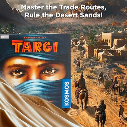 Thames & Kosmos | Targi | Two Player Game | Strategy Board Game | Golden Geek Award Nominee | Kennerspiel Des Jahres Award Finalist - style: Targi