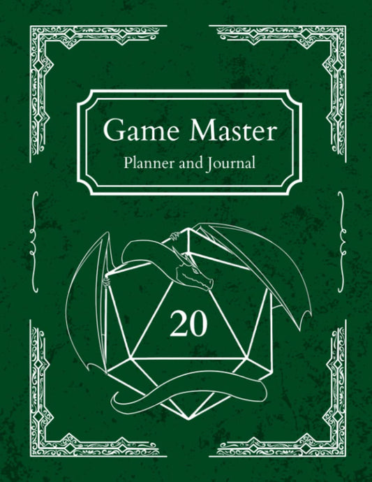 Game Master Campaign Planner and Journal, Green