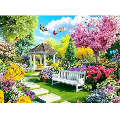 Jigsaw Puzzles 500 Pieces for Adults,Spring Puzzles 500 Pieces Adult Puzzles Games Family Challenging Game Great Gift Idea 20.5x15IN - style: Garden