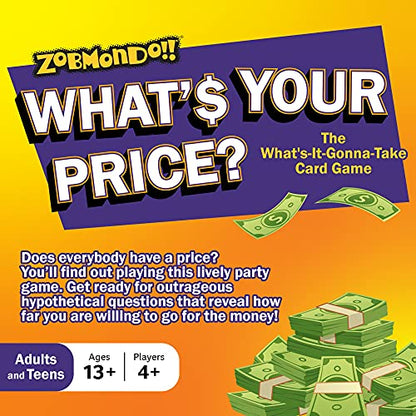 Zobmondo!! What's Your Price Card Game
