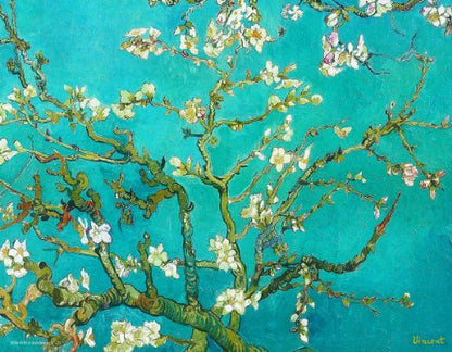 EuroGraphics Almond Tree Branches in Bloom by Vincent Van Gogh Mini Puzzle (100-Piece) - size: 100 Piece Puzzle, style: EuroGraphics Almond Tree Branches in Bloom by Vincent Van Gogh Mini Puzzle (100-Piece)