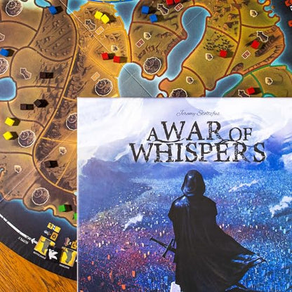 A War of Whispers 2nd Edition Strategy Board Game, Adults & Teens | A War of Whispers 2nd Edition; intrigue & diplomacy strategy game; for adults & teens