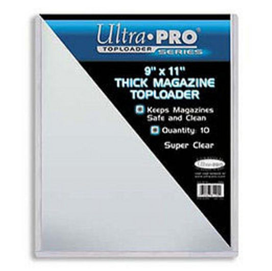 Ultra Pro 9" X 11-1/4" Thick Magazine Toploader 10ct