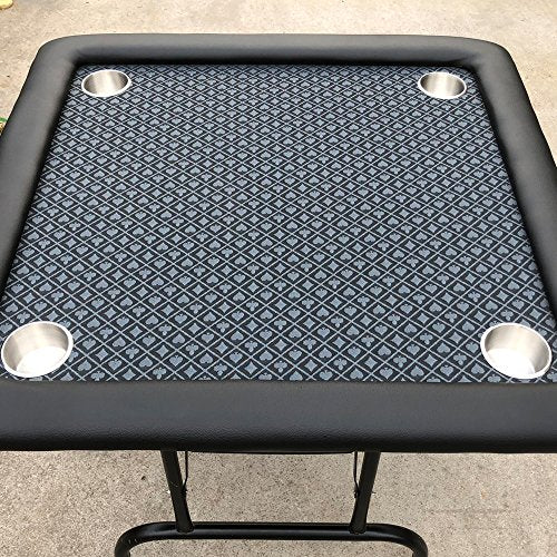 Speed Cloth Poker Table Fabric - 108X60 Inch Section of Suited Casino Card Game Table Felt Top Cover - Gray - color: Two- Tone Gray