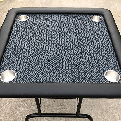 Speed Cloth Poker Table Fabric - 108X60 Inch Section of Suited Casino Card Game Table Felt Top Cover - Gray - color: Two- Tone Gray