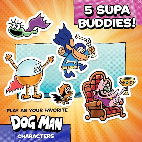 Dog Man Twenty Thousand Fleas Under the Sea Board Game, Ages 6+
