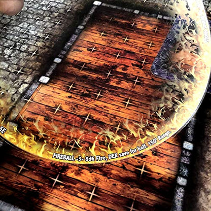 Arcknight Dungeon Master's Premium Maps, Miniatures & Spell Templates - Complete RPG Adventure Starter Set for D&D & Pathfinder