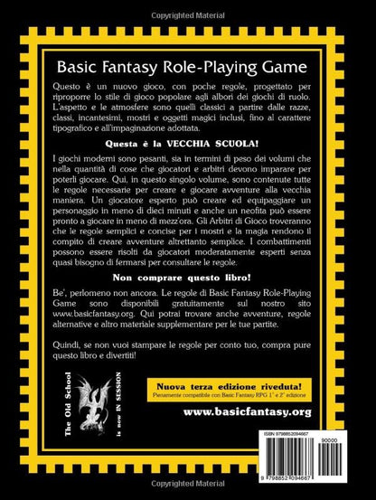 Basic Fantasy Role-Playing Game 3E: Edizione Italiana (Italian Edition)