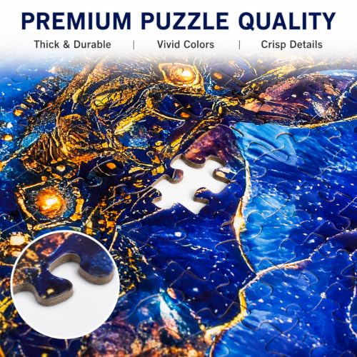 1000 Piece Puzzle for Adults, 2 Pack Botanical and Cosmic Plant Theme, Starry Rose and Tree Design, Challenging Jigsaw Puzzles for Game Night, Ideal for Plant Lovers - style: Astral&Cosmotree