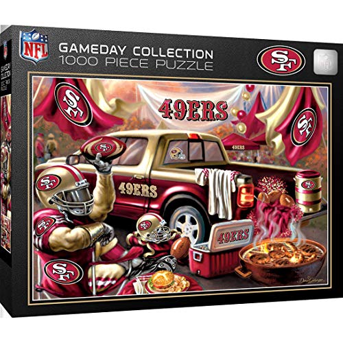 MasterPieces - 1000 Piece Jigsaw Puzzle, NFL San Francisco 49ers, Fun for Adults and Family, Non-Glare Finish, 19.25"x26.75" - style: San Francisco 49ers