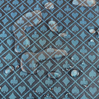 Speed Cloth Poker Table Fabric - 108X60 Inch Section of Suited Casino Card Game Table Felt Top Cover－Blue - color: Two-tone Blue