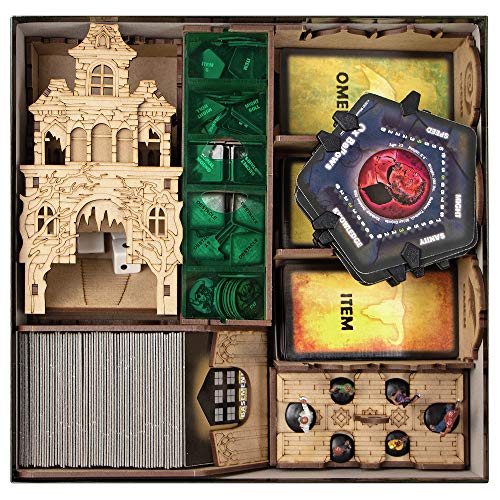 TowerRex Organizer for Betrayal at House on The Hill 2nd Ed Board Game, Widow's Walk Expansion, Storage Insert, Accessories Upgrade