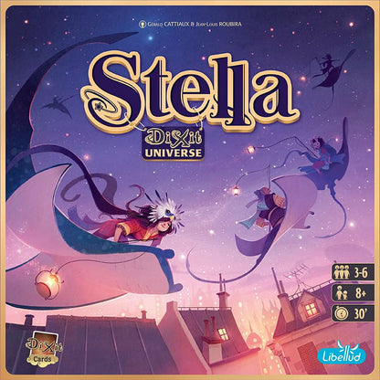 Asmodee Stella: Dixit Universe Board Game - Competitive Sky Exploration Image Association and Strategic Guessing, Fun Family Game for Kids and Adults, Ages 8+, 3-6 Players, 30 Min Playtime - style: Stella