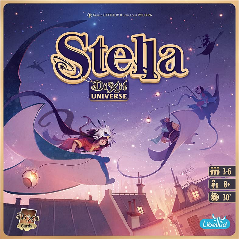 Asmodee Stella: Dixit Universe Board Game - Competitive Sky Exploration Image Association and Strategic Guessing, Fun Family Game for Kids and Adults, Ages 8+, 3-6 Players, 30 Min Playtime - style: Stella