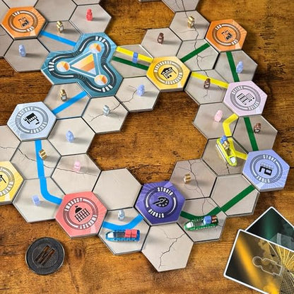Bezier Games Maglev Metro Maps Volume 2, Ages 14+, 1-4 Players | 6 New Maps with Unique Rules, Strategy Gameplay Add-On for Maglev Metro Board Game