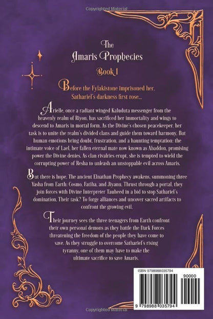 The Dawning: A YA portal fantasy adventure quest and tale of battles between light, darkness, dragons, mythical creatures and heroic sacrifice (The Amaris Prophecies)